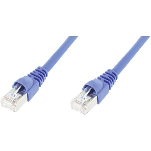 Telegärtner Patch-Kabel (Cat. 6A, F-STP LSZH 1 m) blau von TELEGARTNER