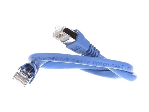 Telegärtner Patch-Kabel (Cat. 7, F-STP LSZH 0,5 m) blau von TELEGARTNER