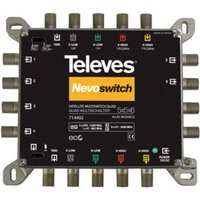 Televes Kaskadenschalter 6Tln 5Eing aktiv 5Ausg NTbeilieg 22 kHz-Generator 65mA 14/18 V von Televes