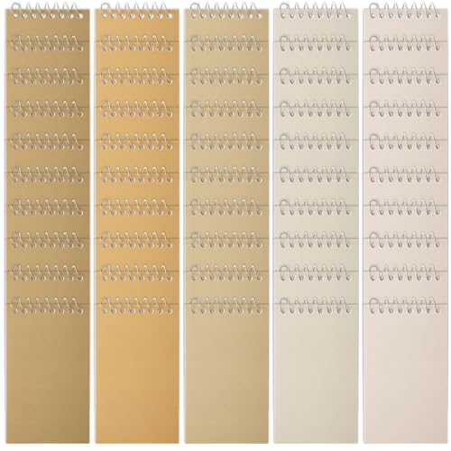 Teling 50 Pcs Spiral Graph Paper Memo Pads Bulk 3x5 Inch Small Note Pads Top Spiral Pocket Graph Notebook 75 Pages Mini Grid Steno Notepads for Writing Sketching Drawing School Office Work Supplies von Teling