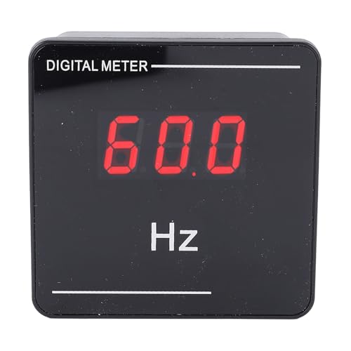 Digital Frequenzmessgerät, 10-99,9 Hz AC 50-500V LED-Anzeigepanel, ± 1% Genauigkeit für Industrielle Kontrollplatten und Elektrische Schränke-72 X 72 Mm Kompaktgröße (Modell: CH von Telituny