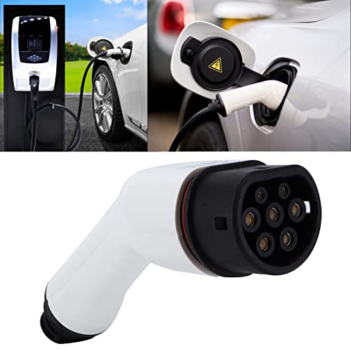 Elektroauto Typ 2 Stecker, 32A EV-Ladegerät Weiblich Stecker, Typ 2 IEC 62196 EV Charger Ladestecker, für Typ 2 PHEV EV Elektrische Motorräder E-Bikes, IP44 Schutz, 3-Phase 32A (22 kW) Weiß EU 480 V von Telituny