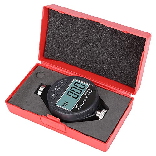 Telituny Digitales Durometer, Härteprüfer Digital 100HD A Durometer Shore Gummihärteprüfer mit LCD-Anzeige Meter zum Messen der Härte von Gummi, Silikagel, Reifen und Kunststoff von Telituny