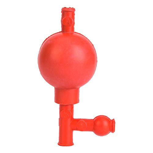 Telituny Quantitativer Saugball, Lab Rubber Saugball Sicherer quantitativer Pipettenball mit 3 Öffnungen für Industrie und Mineralstofflabore Rot Telituny Quantitativer Saugball, Lab Rubber Saugball Sicherer quantitativer Pipettenball mit 3 Öffnungen für Industrie und Mineralstofflabore Rot von Telituny