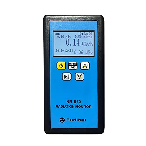 Radiation Detector Geiger, Geigerzähler Radioaktivität Nuklearstrahlungsdetektor, Tragbarer LCD Geiger Counter Strahlenmessgerät, β Y-Röntgenerkennung Schallvibrationen Licht Dreifachalarm(NR-850) von Telituny