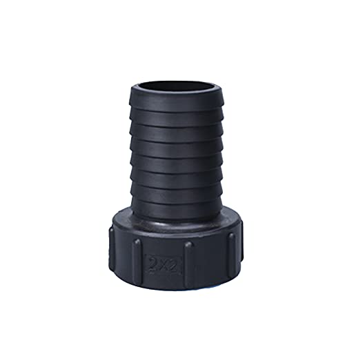 Tankschlauch-Adapter – Gewinde IBC Tankadapter dicker Kunststoff Wasserhahn-Anschluss Zuhause Garten Wassertank Halterung (50 mm) von Telituny