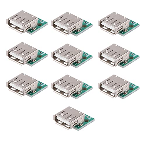 Telituny 10er-Pack DIP-Konverter-Breakout-Board Für USB-Netzteile Und Steckbretter von Telituny
