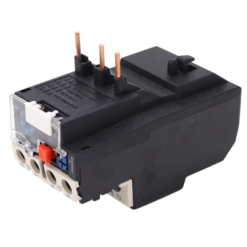 Telituny 12-18A Thermischer Überlastschutz, Motor-Schutzrelais 1Öffner+1Schließer mit Hand-/Automatikrücksetzung, Steckbarer Überlastschalter (750V/6KV) von Telituny