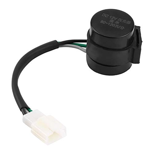 Telituny 3 Poliger Blinker Relais, Rund Blink LED Signalblinker Flasher Motorrad Blinker, Signal Flasher Blinker e Scooter, für GY6 50-150cc Motorcycles Scooters Moped ATV Telituny 3 Poliger Blinker Relais, Rund Blink LED Signalblinker Flasher Motorrad Blinker, Signal Flasher Blinker e Scooter, für GY6 50-150cc Motorcycles Scooters Moped ATV von Telituny