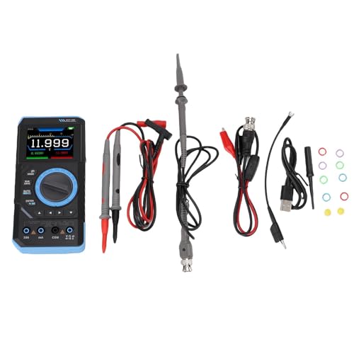 Telituny 3-in-1 Oszilloskop-Multimeter mit Signalgenerator, 5MS/s Abtastrate, 1MHz Bandbreite, 3000mAh Akku für Elektronikreparaturen Telituny 3-in-1 Oszilloskop-Multimeter mit Signalgenerator, 5MS/s Abtastrate, 1MHz Bandbreite, 3000mAh Akku für Elektronikreparaturen von Telituny