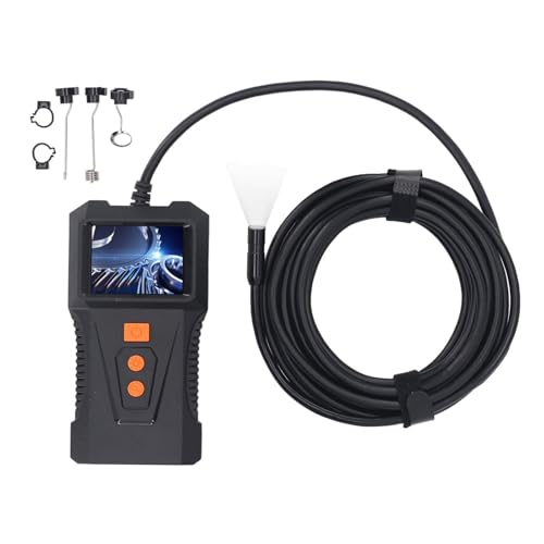 Telituny Boroskop, Ip67 Wasserdichtes Dual Lens Endoskopkamera mit Licht, 1080P HD Industrie Inspektionskamera, mit 8 Einstellbaren LEDs, 180°Drehbar Rohrkamera, für Automobil Telituny Boroskop, Ip67 Wasserdichtes Dual Lens Endoskopkamera mit Licht, 1080P HD Industrie Inspektionskamera, mit 8 Einstellbaren LEDs, 180°Drehbar Rohrkamera, für Automobil von Telituny
