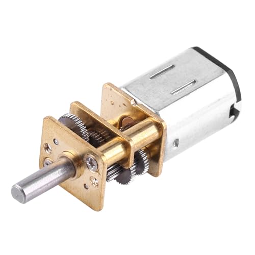 Telituny DC Getriebemotor 12mm, Hochdrehmoment Mini Getriebemotor, 10RPM 15RPM 20RPM Wahlweise, 6V Reduktionsmotor (6 V 10 U/min) von Telituny