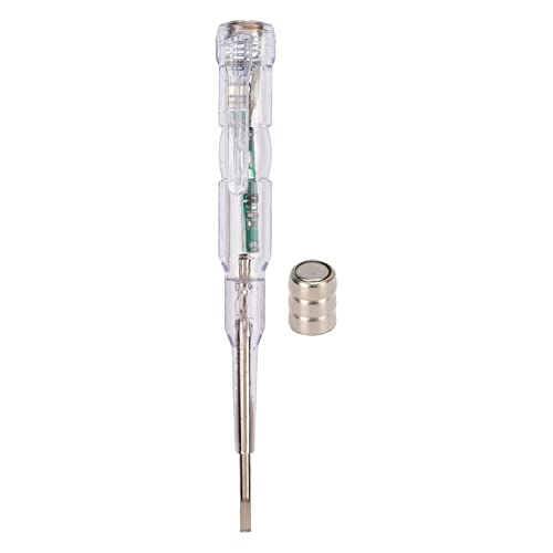 Telituny Elektro Prüfstift, Spannungsprüfer mit Phasen/Nulleiter Erkennung, Doppelte LED Anzeige für 70-250V Stromkreise, ABS Gehäuse Kontinuitätstester für Kabel und Steckdosen von Telituny