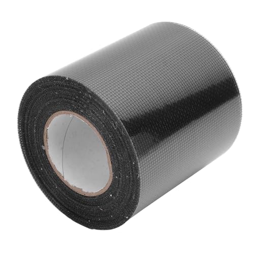 Telituny Fenster Netz Reparatur Band, 8cm x 9m Glasfaser Netz Band, Selbstklebende Netz Reparatur für Fenster, Türen, Zelte, Pool Netze, Camping Ausrüstung, Schnellreparatur (Schwarz) von Telituny