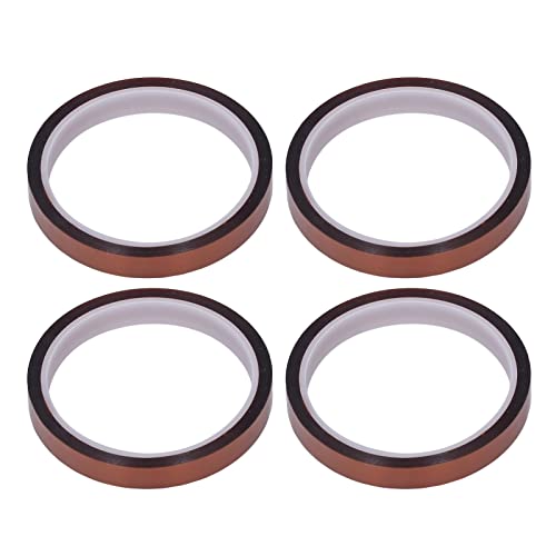 Telituny Hitzebeständiges Klebeband, 4 Rollen 3 3 m x 18mm Hochtemperatur kaptons Band, 280-300℃ Hitzebeständig Selbstklebend Isolierband, für Elektronik, 3D-Druck, Leiterplatten, Rückstandsfrei Telituny Hitzebeständiges Klebeband, 4 Rollen 3 3 m x 18mm Hochtemperatur kaptons Band, 280-300℃ Hitzebeständig Selbstklebend Isolierband, für Elektronik, 3D-Druck, Leiterplatten, Rückstandsfrei von Telituny