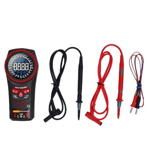 Telituny Intelligentes Drehteller-Multimeter, Digitales Multimeter mit Drehziffer, NCV-Spannungserkennung, Lebend-/Neutraldrahttester, Temperaturmessung für Telituny Intelligentes Drehteller-Multimeter, Digitales Multimeter mit Drehziffer, NCV-Spannungserkennung, Lebend-/Neutraldrahttester, Temperaturmessung für von Telituny