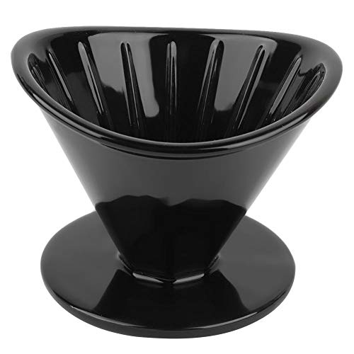 Telituny Kaffeefilter-Keramik Kaffeefilterbecher Einloch-Kaffeetropfer Filterwerkzeug Schwarz Telituny Kaffeefilter-Keramik Kaffeefilterbecher Einloch-Kaffeetropfer Filterwerkzeug Schwarz von Telituny