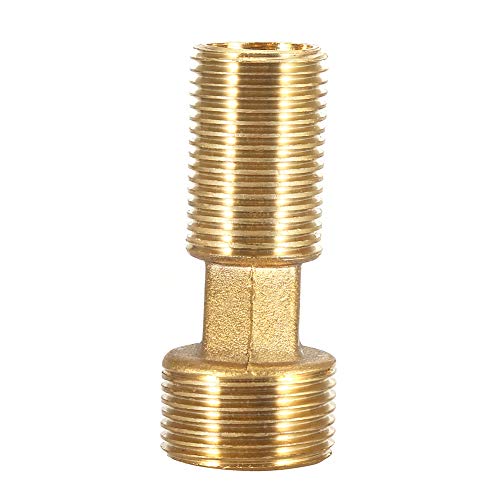 Telituny Messing Sechskantnippel, 3/4" x 1/2" Rohrverschraubung, Korrosionsbeständiger Wasseranschluss, Vibrationsfester Sanitärfitting Telituny Messing Sechskantnippel, 3/4" x 1/2" Rohrverschraubung, Korrosionsbeständiger Wasseranschluss, Vibrationsfester Sanitärfitting von Telituny