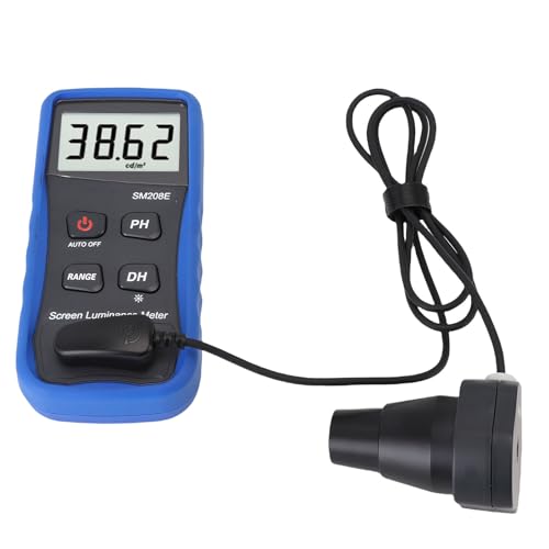 Telituny Metchanness Mounter, Digital Luminance Metter 0,01 bis 39.990 CD/M², Anzeige des Farbmessgeräts für Smartphone TV Monitor, Photometer mit Export von von Telituny