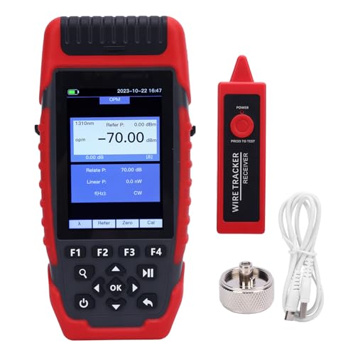 Telituny OTDR -Tester, Fiberglas Multifunktionstester mit 1310Nm/1550Nm Wellenlängen, 64Km Reichweite, Touchscreen, Leistungsmesser, VFL, Kabel Tracing Telituny OTDR -Tester, Fiberglas Multifunktionstester mit 1310Nm/1550Nm Wellenlängen, 64Km Reichweite, Touchscreen, Leistungsmesser, VFL, Kabel Tracing von Telituny