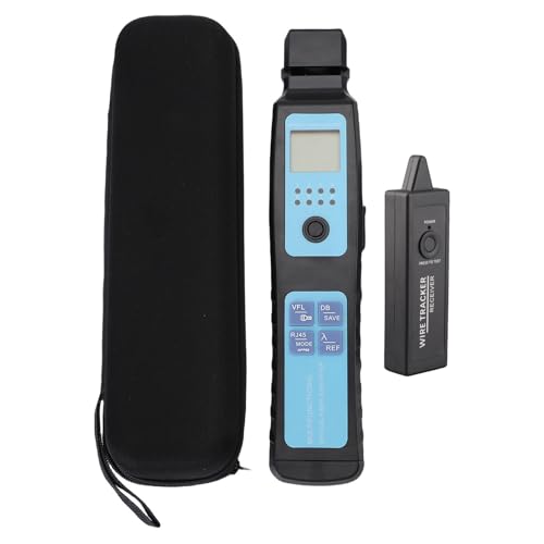 Telituny Optische Faseridentifikation, VFL und Leistungsmessgerät 2-in-1, LWL-Tester mit Mikrobiegeerkennung, 70dbm bis +10dbm Bereich, 850-1650 Nm Wellenlänge, 4-in-1 Universal Befestigung Telituny Optische Faseridentifikation, VFL und Leistungsmessgerät 2-in-1, LWL-Tester mit Mikrobiegeerkennung, 70dbm bis +10dbm Bereich, 850-1650 Nm Wellenlänge, 4-in-1 Universal Befestigung von Telituny