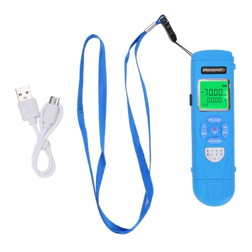 Telituny Optisches Multimeter, Glasfaser-Leistungsmesser und Visueller Fehlerlocator mit 10 Wellenlängen (850-1650 nm), ± 0,2 DB Genauigkeit, RJ45-Tester, 650 MAh usb c, für Netzwerkwartung von Telituny