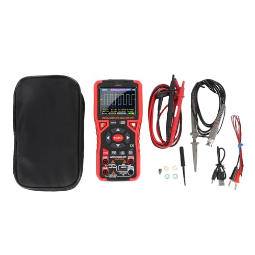 Telituny Oszilloskop-Multimeter, 2-in-1 Hand-Oszilloskop mit Automatischer Wellenerkennung, Ladung, 2500mAh Akku für Elektronikmessungen Telituny Oszilloskop-Multimeter, 2-in-1 Hand-Oszilloskop mit Automatischer Wellenerkennung, Ladung, 2500mAh Akku für Elektronikmessungen von Telituny