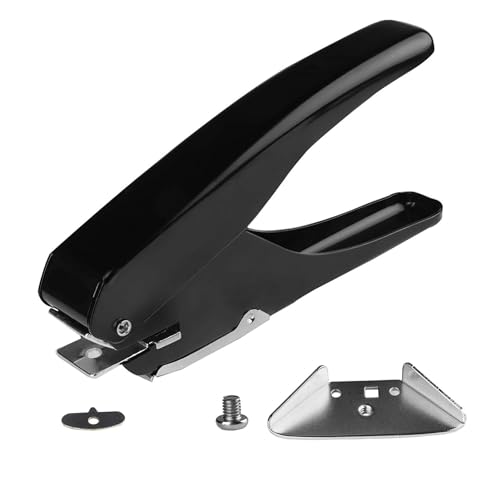 Telituny Heavy Duty Round Corner Punch, Eckenrunder Round Corner Punch Ausweislocher Schlitzstanzer Lochstanzer Papier, für PVC-ID-Karte, Gepäckanhänger, Namensschild, Scrapbooking Ausweishalter von Telituny