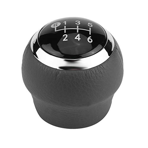 Telituny Auto Schaltknauf, Universal Schaltknauf 6 Gang Schaltknüppel Schaltknäufe Gear Knob Schalthebelknopf Manuell Schaltknaufkopf, für Verso Auris Yaris 2007–2013 RAV4 2007-2013 Schwarz von Telituny
