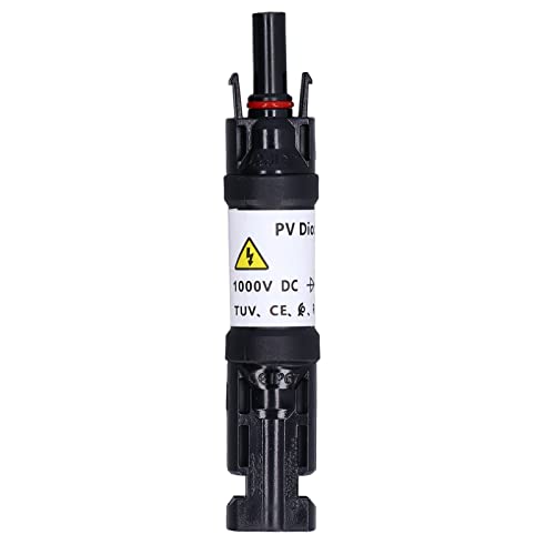 Telituny Solar PV Diode, 1000V Anti-Rückfluss Steckverbinder IP67 Wasserdichter Photovoltaik-Sicherungsanschluss Splitter Solarpanel für den Solarpanel-Anschlusser (30A) von Telituny