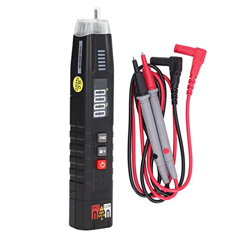 Telituny Spannungstester, Digitaler Multimeter Kugelschreiber, Spannungsdetektor Ohne Kontakt, AC/DC Spannungstester mit Automatikbereich, Live-Draht Erkennung, Widerstand und Test Telituny Spannungstester, Digitaler Multimeter Kugelschreiber, Spannungsdetektor Ohne Kontakt, AC/DC Spannungstester mit Automatikbereich, Live-Draht Erkennung, Widerstand und Test von Telituny
