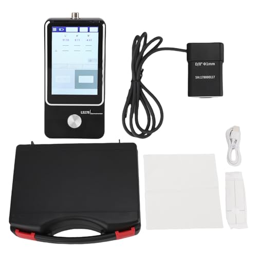 Telituny Tragbares Farbspektrophotometer, 1 mm Präzisions-Farb-Matching-Werkzeug mit 3,5 "Touchscreen, D65 Lichtquelle für Farbe, Textilien, Kunststoff - Inklusive Mobile App und PC Software von Telituny