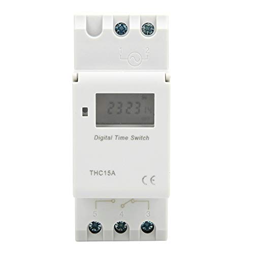 Zeitschaltuhr - THC15A Kleine Zeitschaltuhr Auf DIN-Führungsschiene montierter präziser Zeitschaltuhr von Telituny