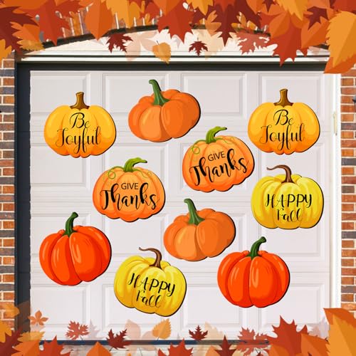 Tellegloww 10 Stück 30,5 cm Herbst Thanksgiving Kürbis Garagentor Dekoration Magnete Herbst Garagentor Magnete mit Kürbis Happy Fall Magnet Aufkleber Aufkleber für Thanksgiving Garagentor Auto Tellegloww 10 Stück 30,5 cm Herbst Thanksgiving Kürbis Garagentor Dekoration Magnete Herbst Garagentor Magnete mit Kürbis Happy Fall Magnet Aufkleber Aufkleber für Thanksgiving Garagentor Auto von Tellegloww