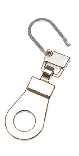 Telliswelt 1 Zipper 4cm Silber Metall Ersatz Reißverschluss Verschluß leicht zu tauschen von Telliswelt