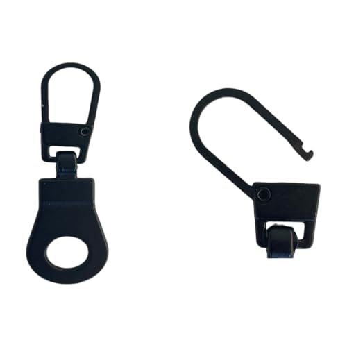 Telliswelt 1 Zipper 4cm schwarz metall Reparatur Ersatz Reißverschluss Verschluß leicht zu tauschen von Telliswelt