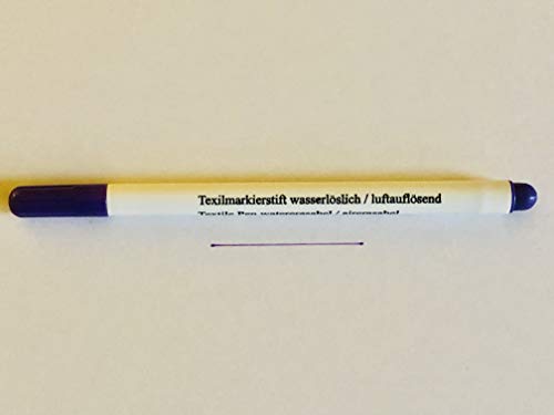 Textilmarker violett wasserlöslich luftauflösend Trick marker Wäschestift Makierstift Textilmarker violett wasserlöslich luftauflösend Trick marker Wäschestift Makierstift von Telliswelt