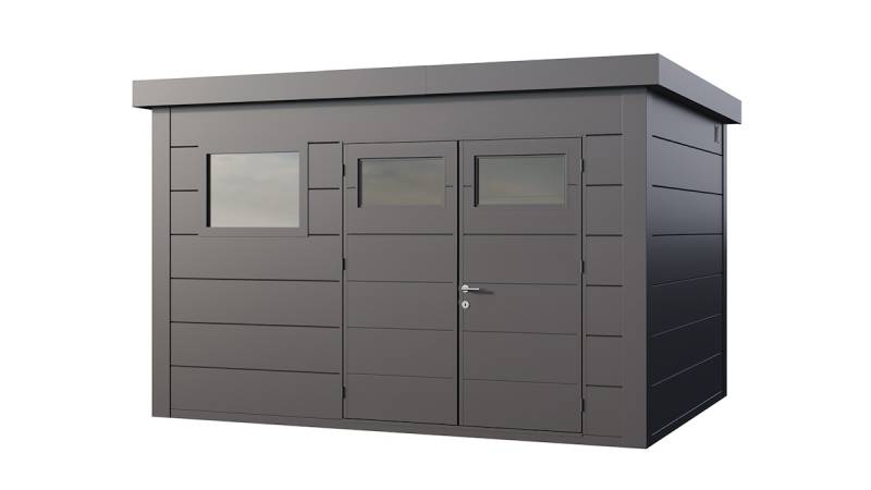 Telluria Metallgerätehaus Classico 3930+ granitgrau / anthrazit von Telluria