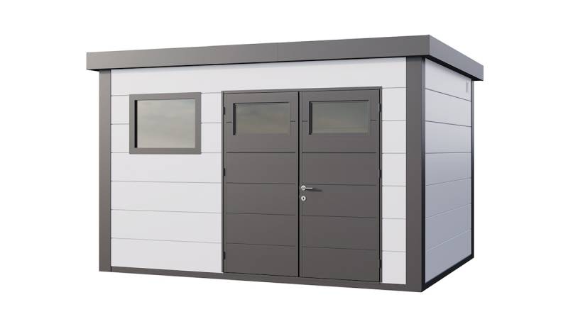 Telluria Metallgerätehaus Classico 3930+ weiß von Telluria