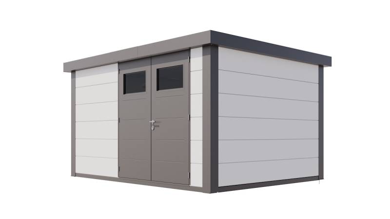 Telluria Metallgerätehaus Classico 3930 weiß von Telluria