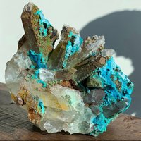 Quarz Chrysocolla Tentadora Mine Peru von TellurianCrystals