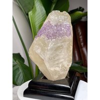 Unikat Calcit Umwickelt Mit Amethyst von TellurianCrystals