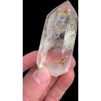 Wunderschöner Bergkristall Mit Mindestens 4 Enhydos Und Hämatit Aus Brasilien von TellurianCrystals
