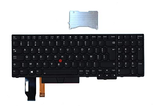 TellusRem ersatztastatur Belgier Hintergrundbeleuchtung für Lenovo Edge L580 E580 P52 P72 T590 T580s von TellusRem