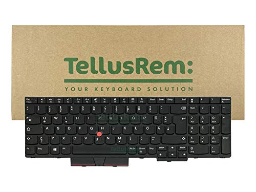 TellusRem ersatztastatur Deutsche Nicht Hintergrundbeleuchtung für Lenovo Thinkpad T570 T580 P51s P52s von TellusRem
