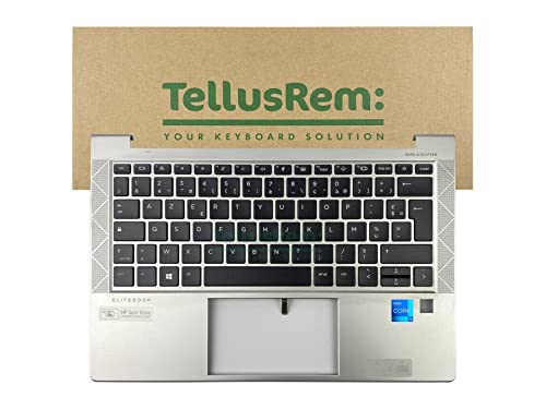 TellusRem ersatztastatur Französisch Nicht Hintergrundbeleuchtung für HP 830 G7 830 G8 von TellusRem