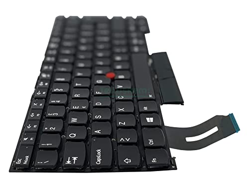 TellusRem ersatztastatur Italienisch Hintergrundbeleuchtung für Lenovo Thinkpad T490s T495s von TellusRem