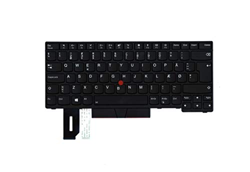 TellusRem ersatztastatur Lenovo T480s Black - DK Hintergrundbeleuchtung für Lenovo Thinkpad T480s, T490, E490, L480, L490, L380, L390, L380 Yoga, L390 Yoga, E490, E480 von TellusRem