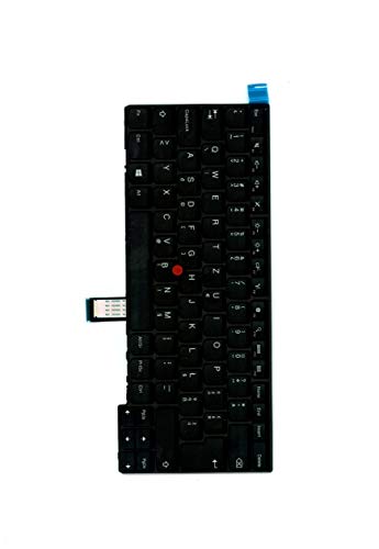 TellusRem ersatztastatur Polieren Nicht Hintergrundbeleuchtung für Lenovo Thinkpad T431 T431S E431 T440 T440P T440S E440 L440 T450 T450S T460 L450 T440E von TellusRem