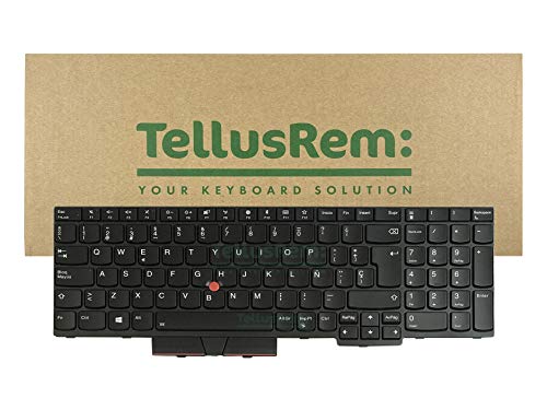 TellusRem ersatztastatur Spanisch Hintergrundbeleuchtung für Lenovo Thinkpad T570 T580 P51s P52s von TellusRem